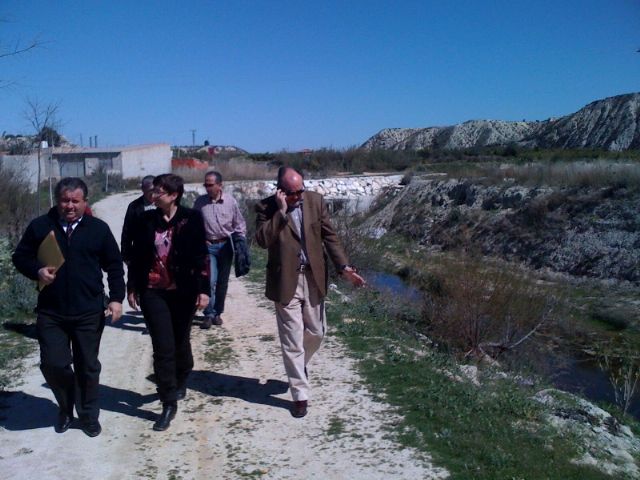 La CHS mejora el paso sobre la rambla de Los Barrancos de Albudeite