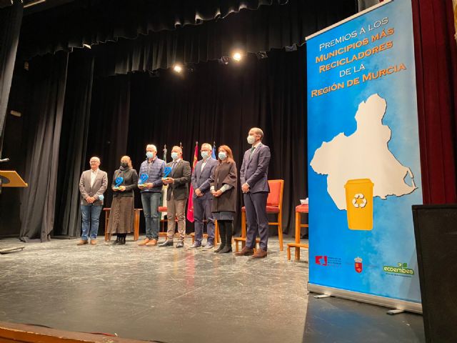 Abarán, Albudeite y Fortuna reciben los premios a los municipios más recicladores en los contenedores amarillos en 2020