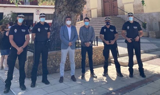 Nueva incorporación de dos policías locales a la plantilla de Albudeite a través del Programa de Apoyo 2021-2025 de la Consejería de Transparencia