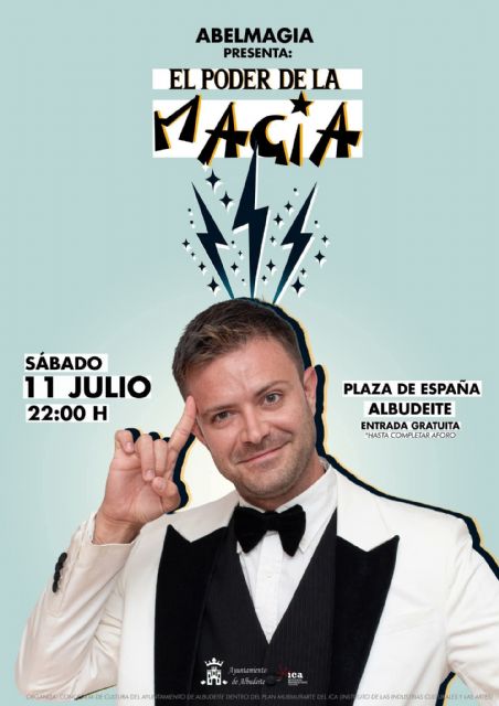 El ilusionista Abelmagia lleva 'El Poder de la Magia' a Albudeite en una velada única de artes escénicas