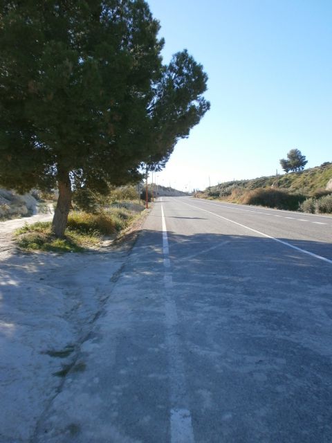 Fomento licita las obras para la mejora de la seguridad vial en la carretera que une el centro urbano de Albudeite con el cementerio